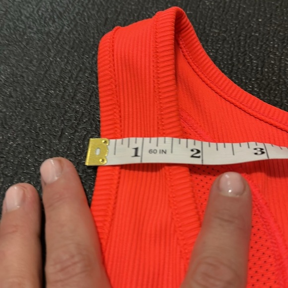 Under Armour Women's Bright Orange Tank Top size medium - Picture 7 of 8